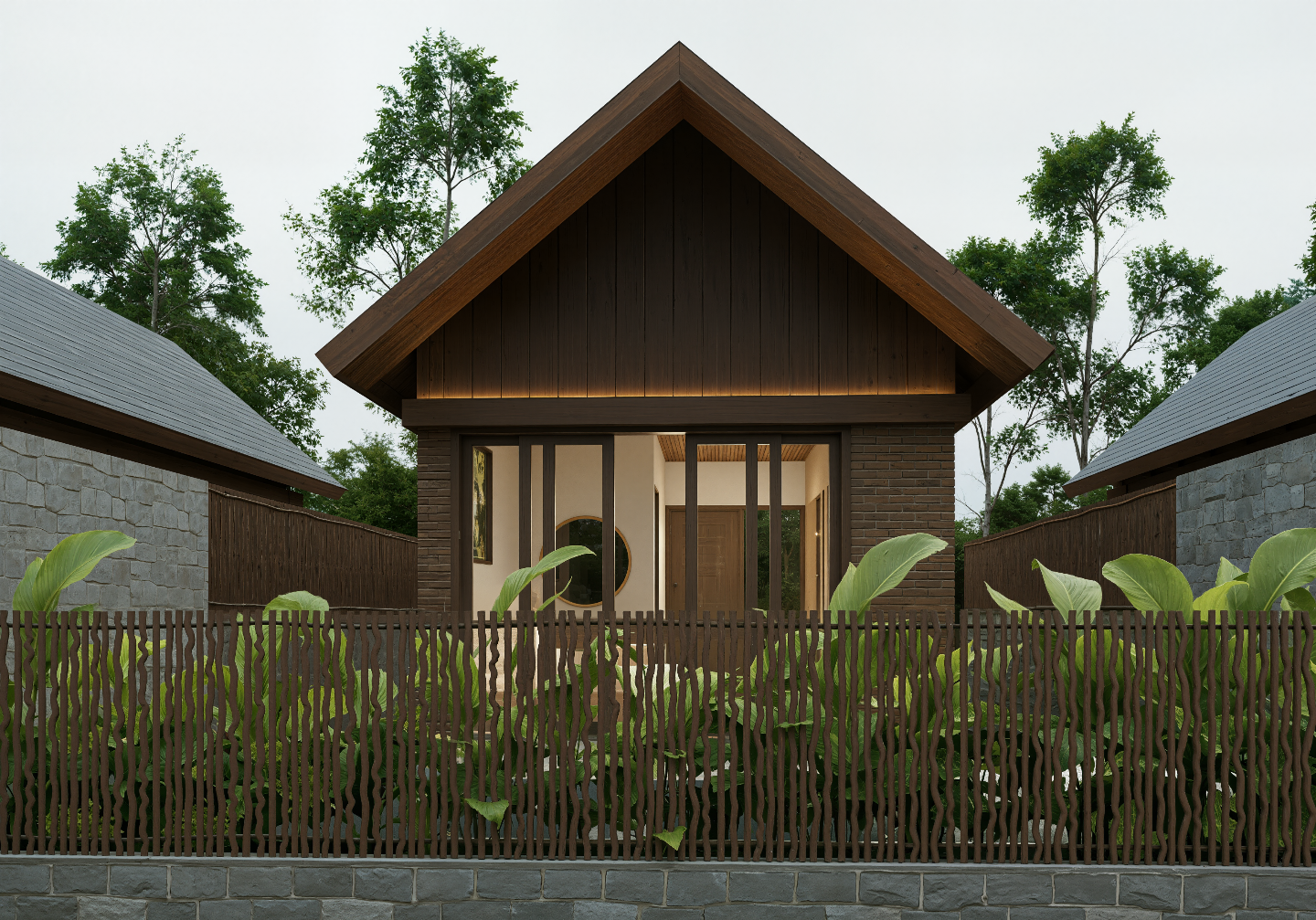 Villa Eksklusif Dekat UMY, Material Premium Kayu & Batu Alam - Property listing thumbnail