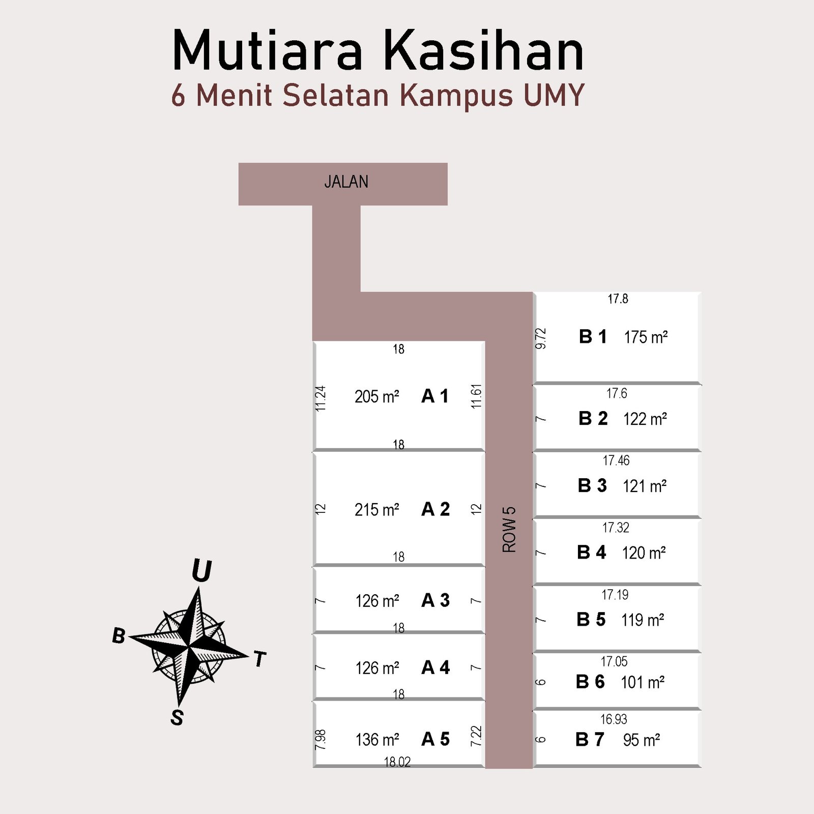 Belakang Kampus UMY Tanah Murah ; Legalitas SHM - Property listing thumbnail