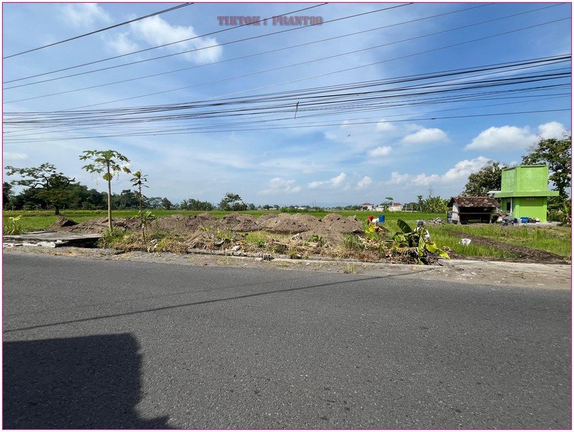 3 Jtan dekat perumahan Purwomartani tepi aspal cocok hunian dan Usaha - Property listing thumbnail